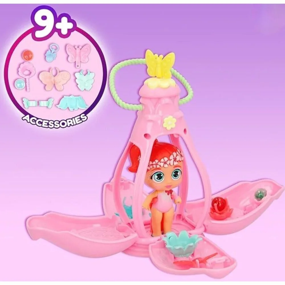 Bloopies Fairies 9+ Surprises And Surprise Doll Case Light Collectible Mini